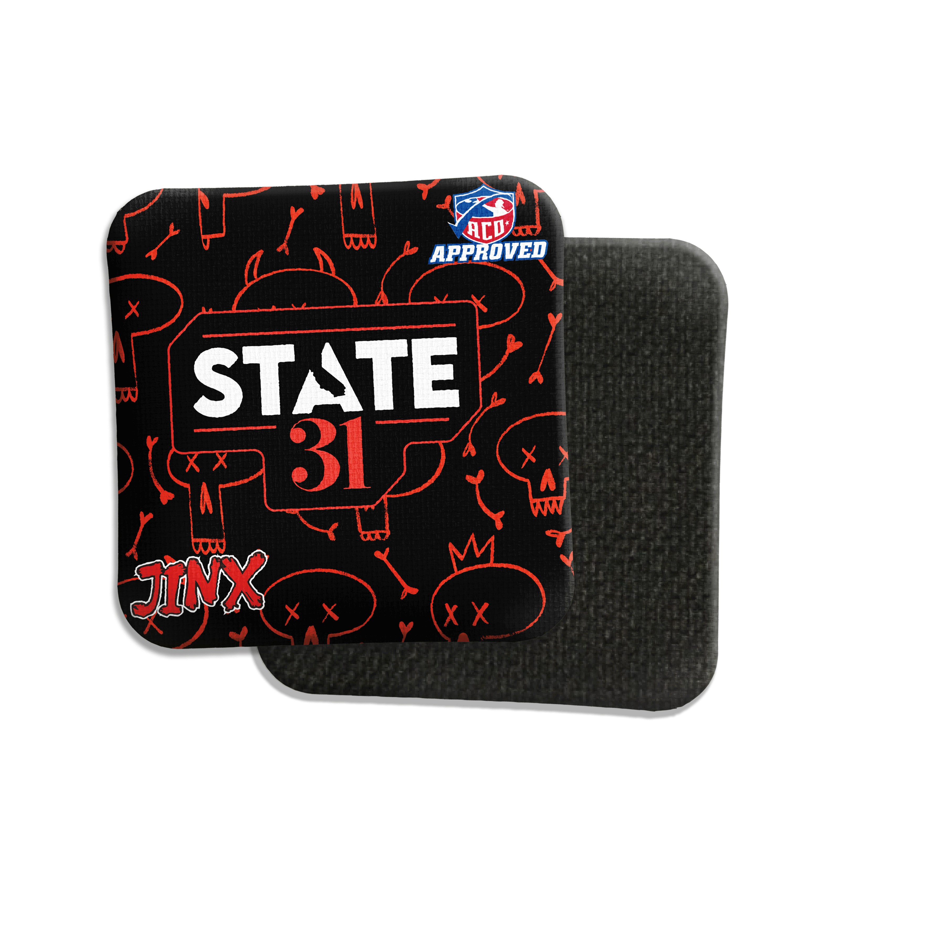 JINX - ACO Stamped - Skellie Sketch Black – State 31 Cornhole Company