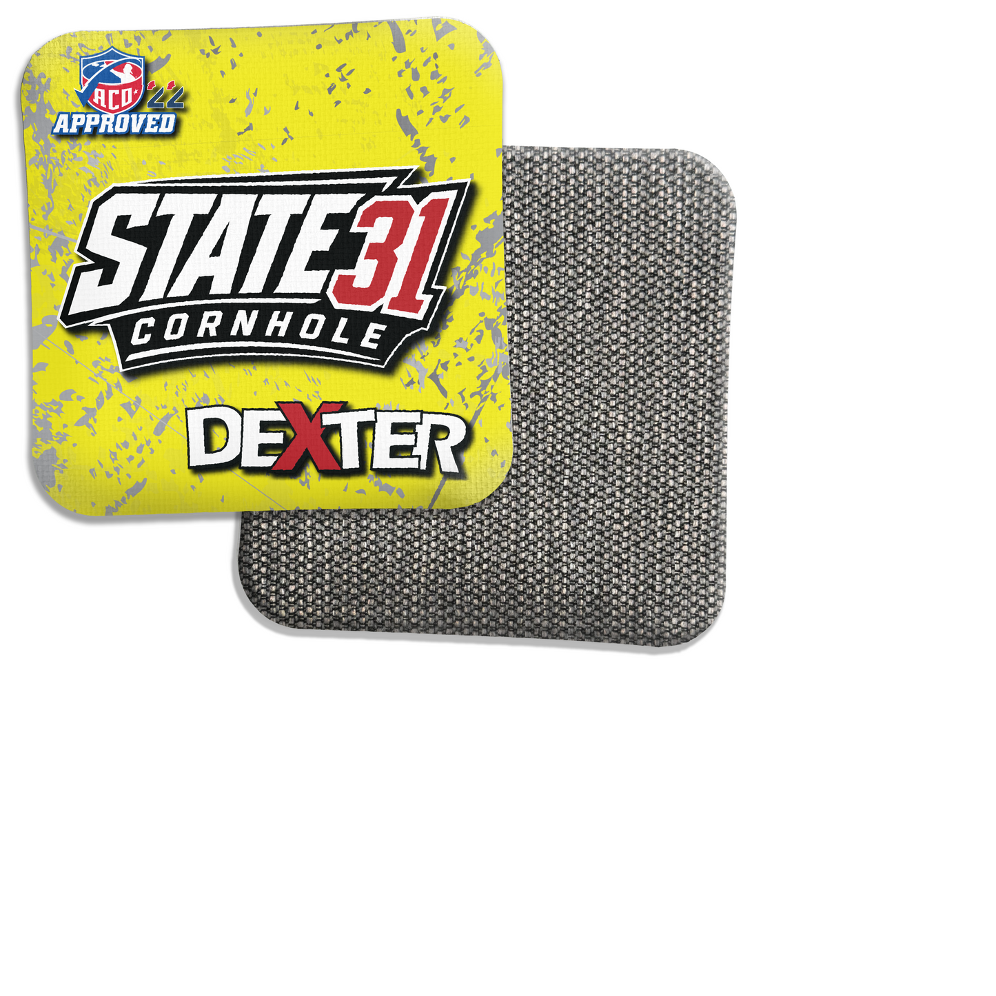 DEXTER - ACO Stamped - Yellow Splatter2