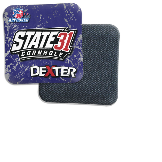 DEXTER - ACO Stamped - Blue Splatter2