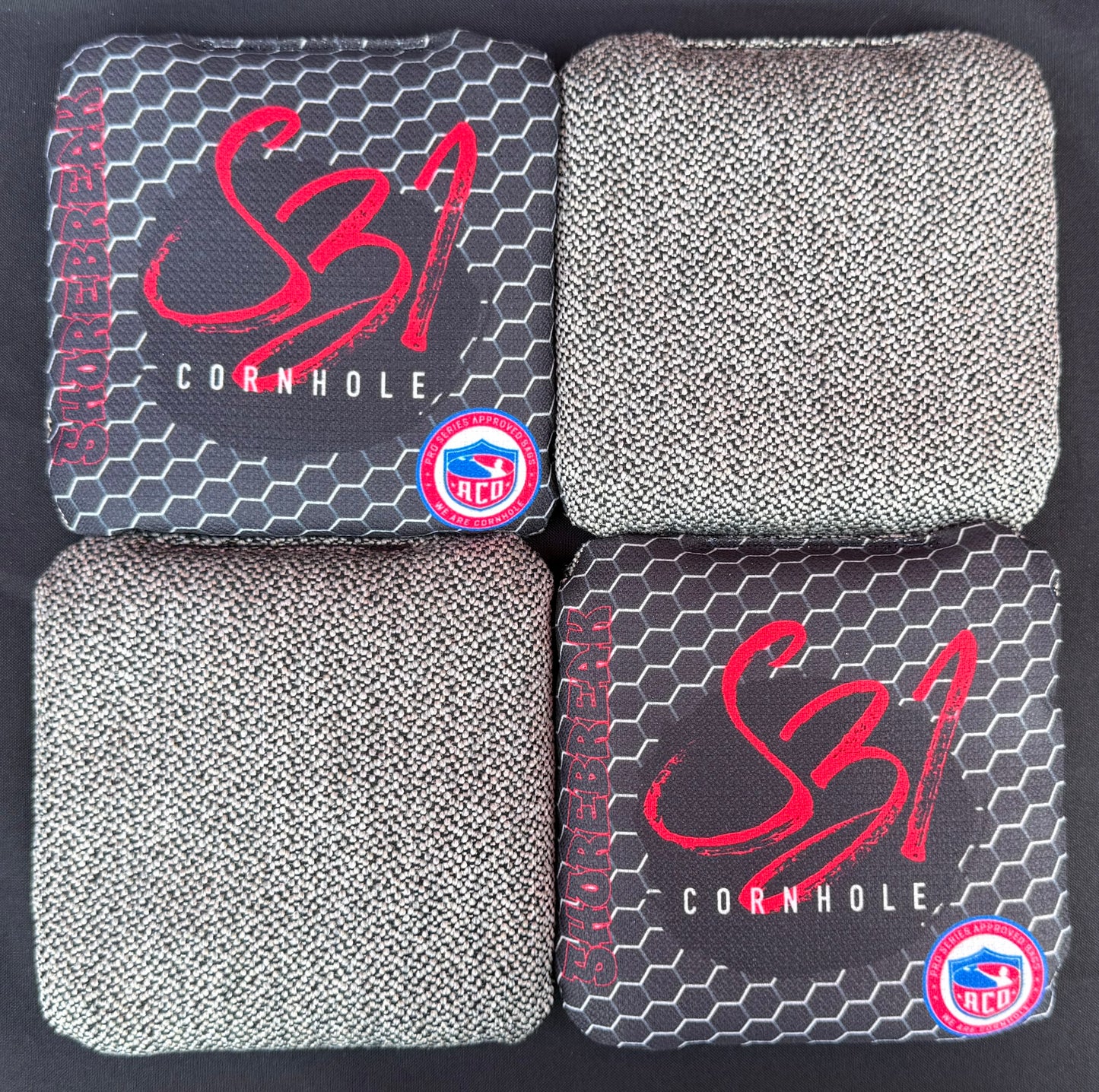 SHOREBREAK - ACO Stamped - Honeycomb Black