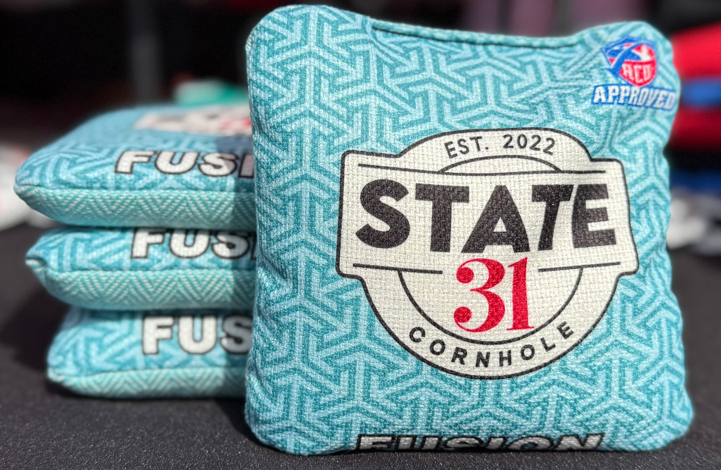 FUSION - ACO Stamped - Geo Teal