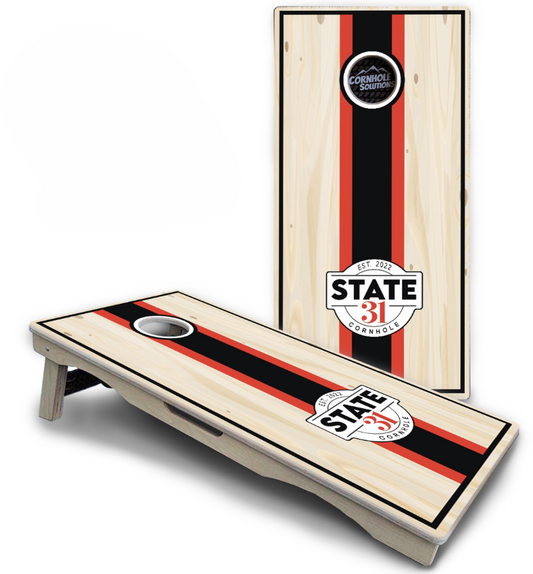 Competition Boards - Red Stripe